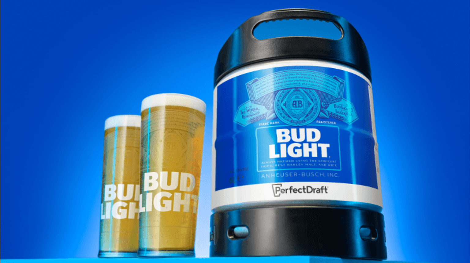 thumbnail for blog article named: Le King of Beer fait son retour avec la Bud Light en fût PerfectDraft !
