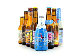 Coffret Cadeau Humour Assortiment Panier Verre A Biere Biere