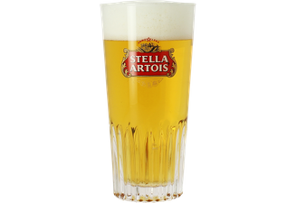 Beer glasses - Stella Artois 33cl ribbed glass