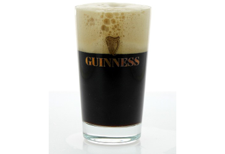 Bierglazen - glass Guinness plat