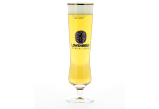 Ölglas - glass Lowenbräu Premium Pilsener