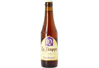 Flessen - La Trappe Quadrupel Trappist 33cl - 0.10 EUR Statiegeld