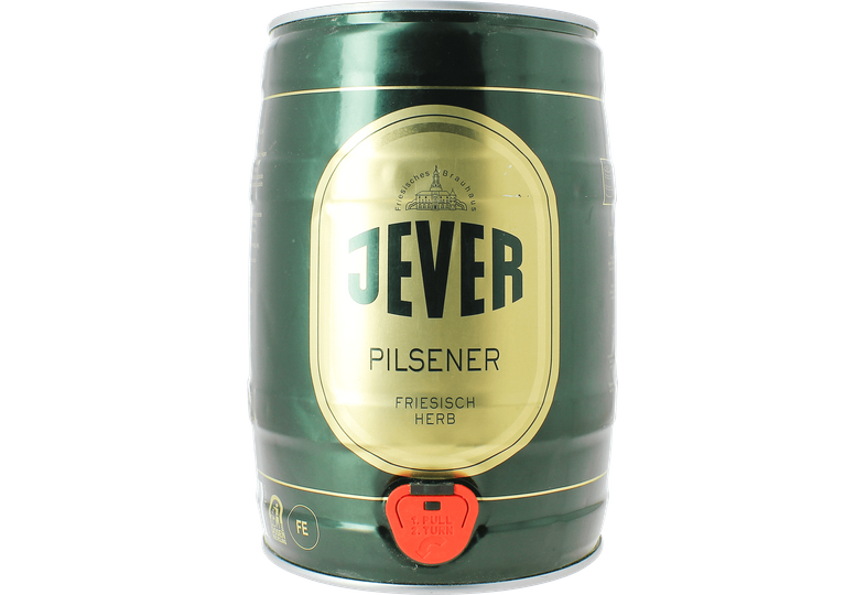 Fut De Biere 5 Litre Pas Cher Fût 5 litres JEVER PILSENER - bière blonde de la brasserie allemande