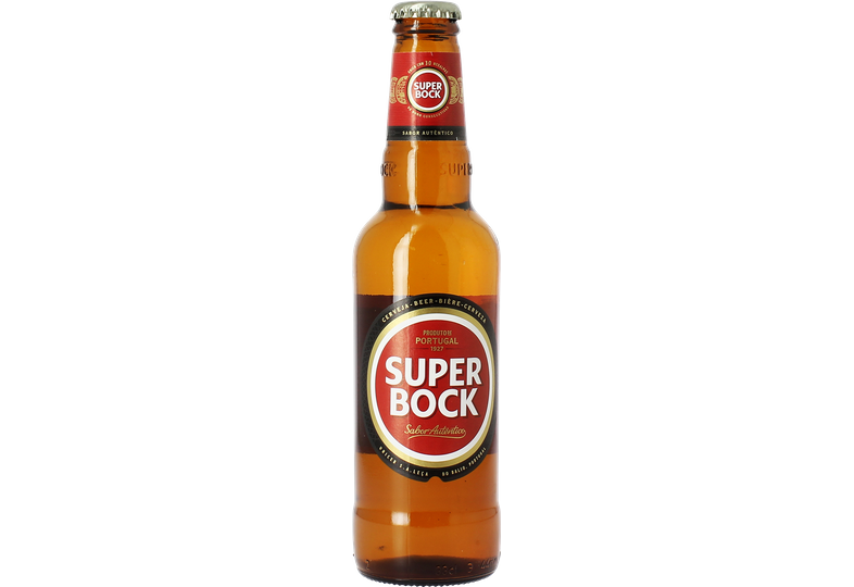 Bière SUPER BOCK (Brasserie Unicer) 33cl Bière PORTUGAISE Portugal, Wayne Rooney, festival rock