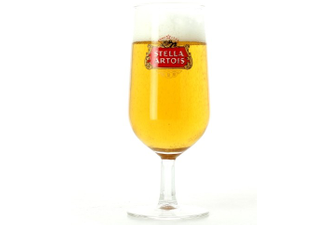 Bierglazen - glass Stella Artois à pied 25cl