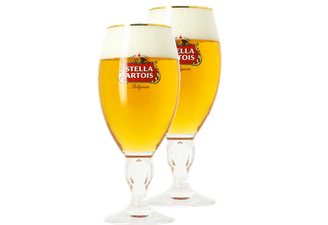 Beer glasses - Pack 2 verres Stella Artois à pied - 50 cl