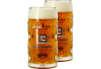 Beer glasses - Pack 2 Beer mugs Weihenstephan 30 cl