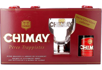Accessoires et cadeaux - Coffret Chimay Rouge (6 bières 1 verre)