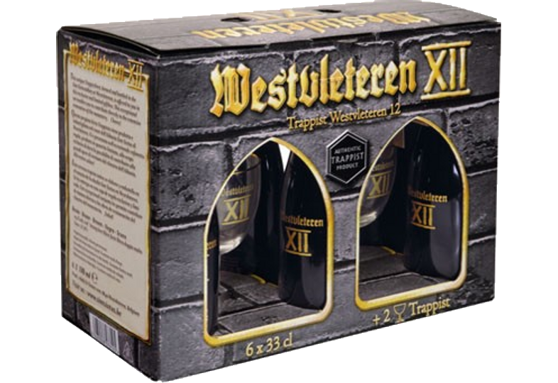 Coffret Westvleteren bière Trappiste, abbaye st sixte, belgique