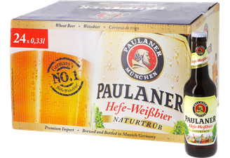 Bottled beer - Big Pack Paulaner Hefe-Weissbier 24x
