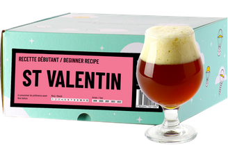 Kit di brassaggio e ricariche - Recette Bière St Valentin - Recharge pour Beer Kit Débutant