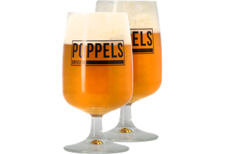Biergläser - Pack 2x 25cl Poppels Gläser