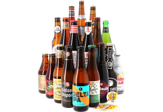 HOPT biergeschenken - Vive La Belgique Bierenpakket (18 stuks)