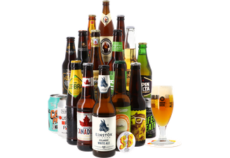 HOPT biergeschenken - Globetrotter Cadeau Pakket (17 bieren)