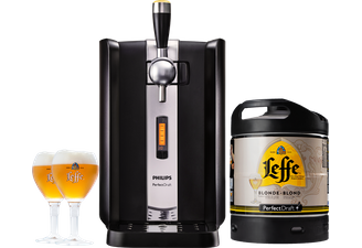 Grifos de cerveza - Pack Grifo PerfectDraft Leffe Blonde + 2 vasos Leffe  - 25 cl