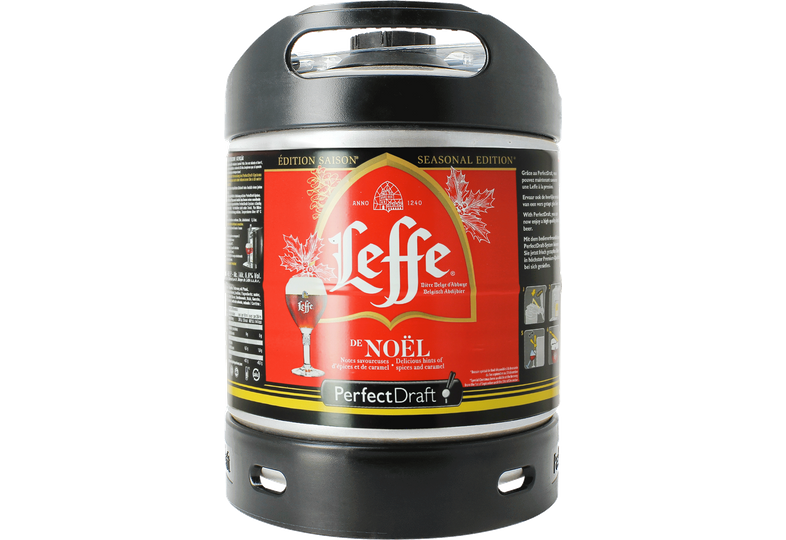 Leffe de Noël Christmas beer PerfectDraft 6L Buy beer barrels online