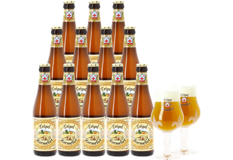 Bierpakketten - Tripel Karmeliet 12-pack + 2 Glazen
