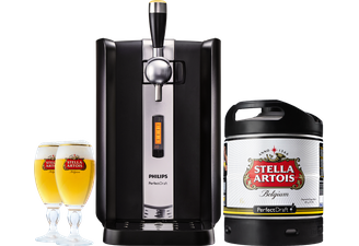 Thuistap - Stella Artois PerfectDraft Starter Pack - 1 Machine + 1 Vat + 2x25cl Glazen