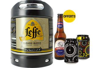 Pack Tireuse PerfectDraft Leffe Blonde - Saveur Bière