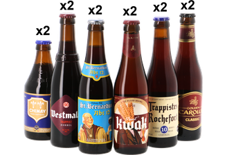 Pack de cervezas artesanales - Big Pack Cerveza belga oscura - 12 cervezas