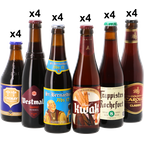 assortiments - Mega Pack Bières Belges Brunes et Ambrées - 24 bières