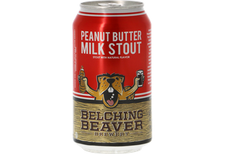 Bouteilles - Pack Belching Beaver Peanut Butter Milk Stout - Pack de 12 bières