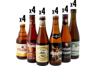 Pack de cervezas artesanales - Mega pack Cervezas Belgas - 24 cervezas