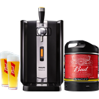 Beer dispensers - Pack Tireuse Perfectdraft Bud + 2 verres Bud 33 cl offerts