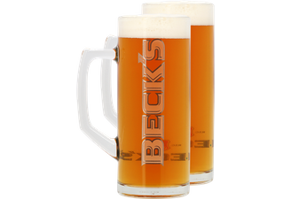 Bierglazen - Pack 2 verres Beck's Stein - 50 cl