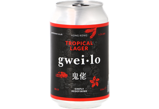 Big packs - Gweilo - Tropical Lager 33cl (12 stuks)