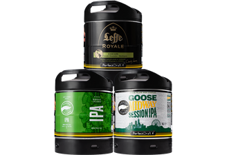 Fatöl - Goose Midway - Leffe Royale Cascade - Goose IPA PerfectDraft 6L - 3 Pack