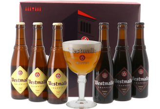 Gifts - Abbaye de Westmalle Trappist Gift Pack - 6 Beers + 1 Glass