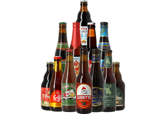 Assortiment Bières de Noël, assortiment cadeau, bières de Noël