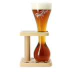 Bierglazen - Kwak - 33cl glas met Houten Voet