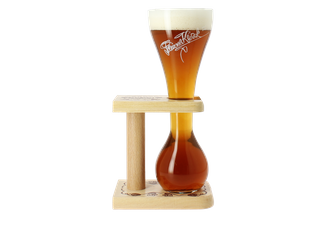 Beer glasses - Kwak glass with wooden base