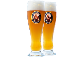 Beer glasses - Franziskaner Weissbier glass x2 - 50 cl