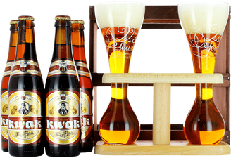 Coffret Kwak - bière Kwak - verre Kwak - bière belge - verre à