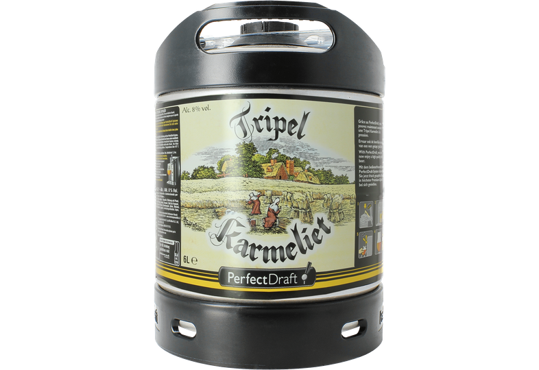 Fût de bière 6L Perfectdraft Tripel Karmeliet de la brasserie Bosteels