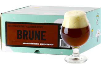 Kit à bière & Recharge beer kit - Recette Bière Brune - Recharge pour Beer Kit Débutant
