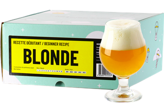 Kit à bière tout grain - Recette Bière Blonde - Recharge pour Beer Kit Débutant