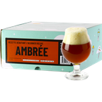 Kit à bière tout grain - Recette Bière Ambrée - Recharge pour Beer Kit Débutant