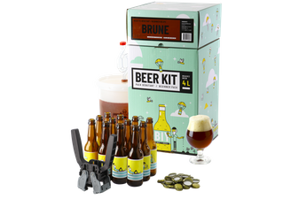 Kit de elaboración de cerveza - Beer Kit COMPLETO de iniciación - Cerveza oscura
