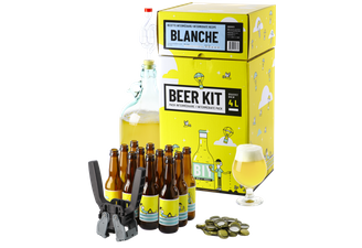 Kit de Cerveza Todo Grano - Beer Kit COMPLETO Intermedio - Cerveza Blanche