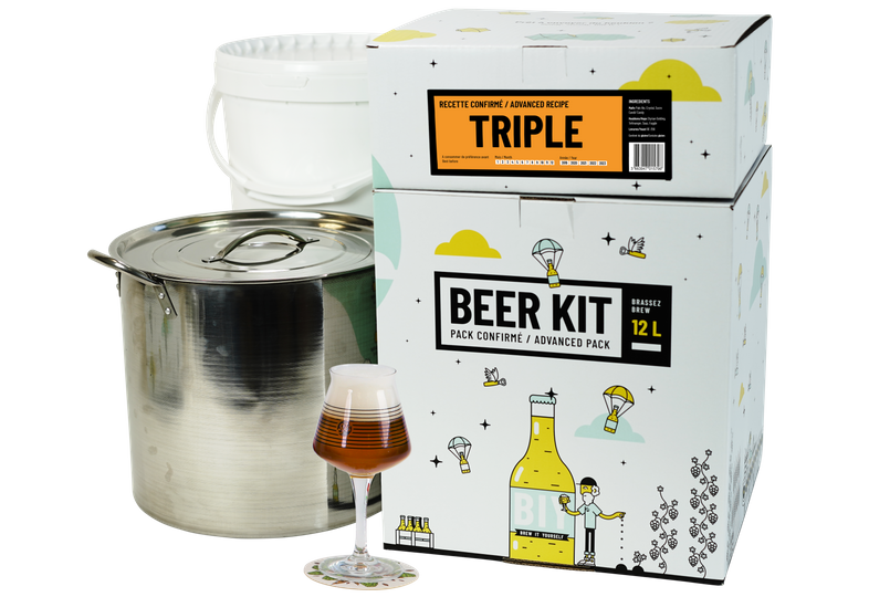 Kit de brassage Confirmé, je brasse une bière triple - saveur bière