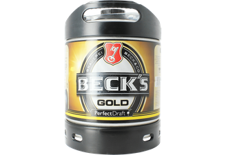 Kegs - Beck's Gold 6L PerfectDraft Keg
