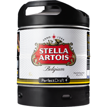 Stella Artois PerfectDraft Fass 6 Liter - Mehrweg