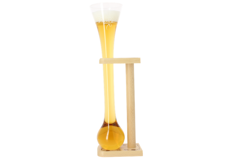 Verre Kwak 75 cl et support en bois