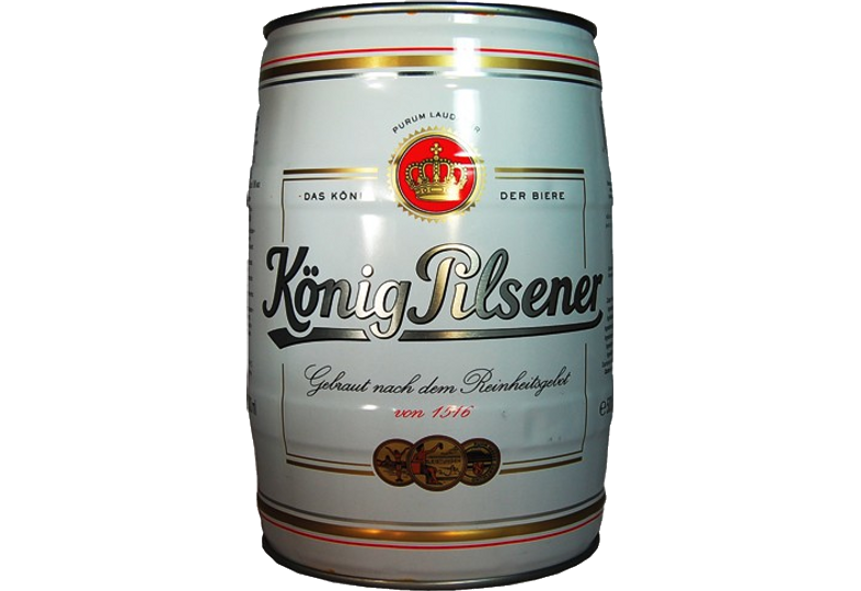 Fut De Biere 5 Litre Pas Cher FUT 5L bière König Pilsener (Brasserie König) - 5 litres pils bière d