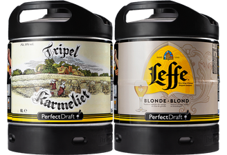Fûts de bière - Pack 2 fûts 6L : Leffe Blonde - Tripel Karmeliet