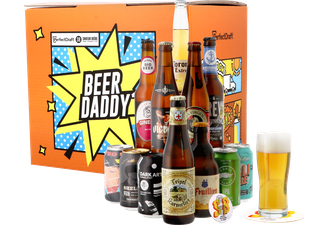 Bierpakketten - Papa's Verjaardagspakket (12 bieren) + Glas
